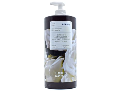Korres Renewing Body Cleanser White Blossom 1 l, 2 Stück