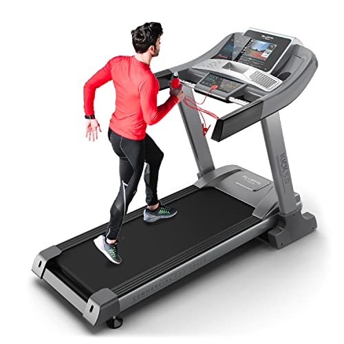 Bluefin Fitness Kick 5.0. Faltbares Laufband | 24 km/h + 5,0 PS + 20 Neigungsstufen | Heimfitnessgeräte | Hochgeschwindigkeit |10,1' TFT-Bildschirm | Herzsensoren + Stoßdämpfung | App-Integration