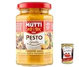 6x Pesto di Pomodoro giallo, Pesto mit gelben Tomaten, Oliven, erfahrener Ricotta und Anacardi 190g + Italian Gourmet polpa 400g