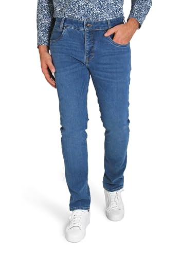 Gardeur Herren Jeans Bennet Denim Stretch Modern Fit Handcrafted Black Rivet Edition Indigo Stone Blue