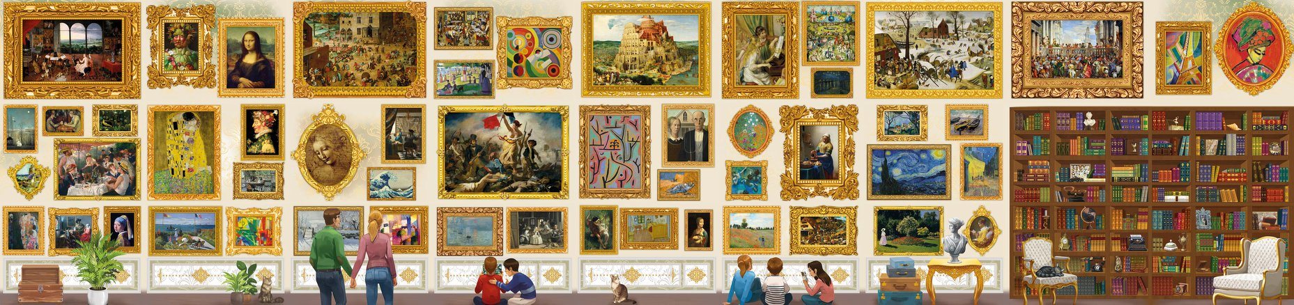 Grafika Gr��tes Puzzle der Welt - Travel around Art! 54000 Teile Puzzle Grafika-T-00944