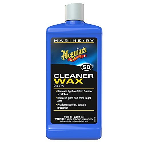 Meguiar's M5032 Marine RV Cleaner Wax One Step Reinigungswachs, 946 ml