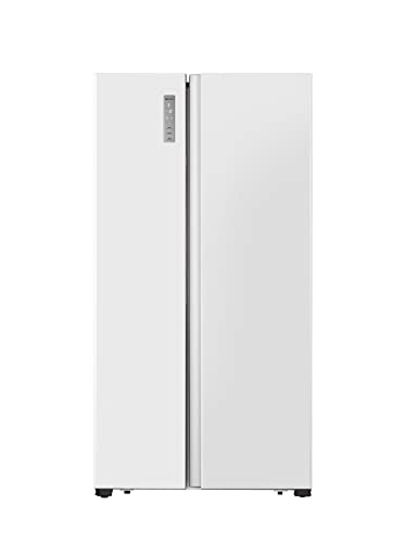 Hisense RS677N4BWE - amerikanischer Kühlschrank, kein Frost, französische Schubladentür, Total No Frost, Nettokapazität 519 l, 1,78 m, leise