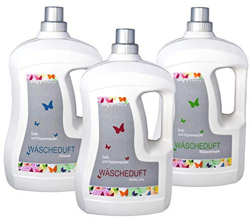 Hepp – Wäscheduft Set – drei verschiedene Düfte 3000 ml (3 x 1000 ml Flasche)