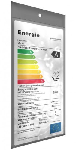 peha EU-Energie Label Schutzhüllen, 240 x 125 mm + 25 mm (50 Stück)