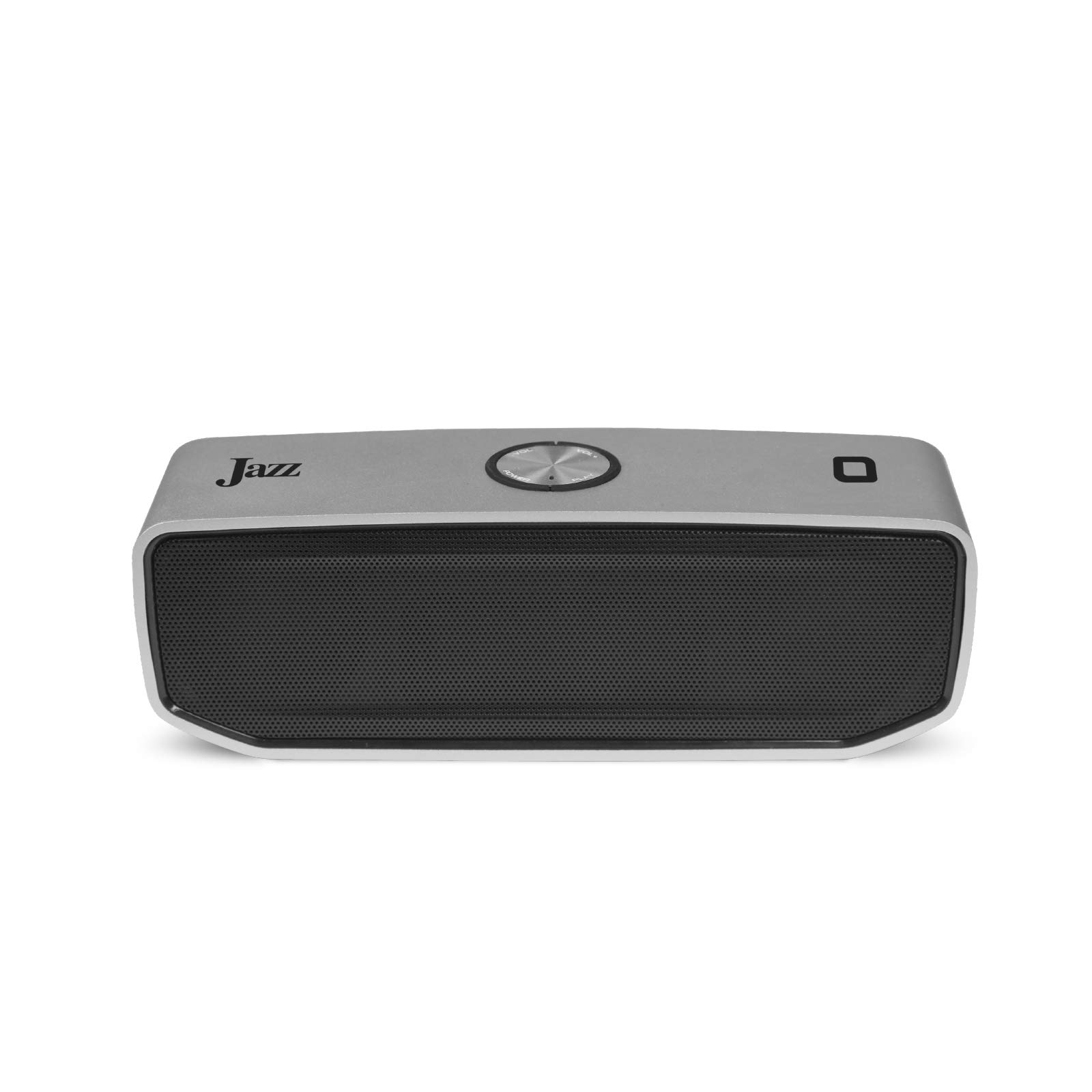 JAZ 20W Wireless Stereo Speaker mit Metallgehäuse und integrierten Bedienelementen für Musik und Anrufe, 4 Stunden Akkulaufzeit, inkl. USB-Kabel und Klinke