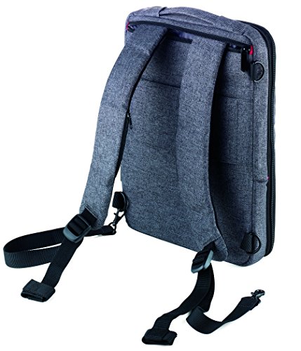 TROIKA SAFTSACK - RUC70/GY - Business-Rucksack - USB-Ladeanschluss, Arbeit, Schule, Uni - 1 Fach (Dokumente, Laptop, Tablet - bis zu 13'') - 1 Elastikbandfach - TROIKA-Original