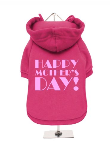 "Mütter Tag: Happy Mothers Day" UrbanPup Hunde Sweatshirt (Fuchsia/Pink)