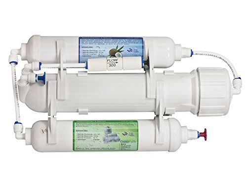 RDL Group Umkehrosmose Wasserfilter Hobby - 3 stufig bis zu 570l Tagesleistung | Direct Flow - kein Tank nötig