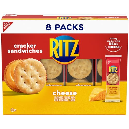 RITZ Cheese Sandwich-Cracker, 8-1,35 oz Packs
