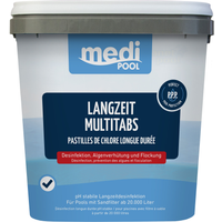 mediPOOL Langzeit-Chlortabs 2,4 kg, für die Poolpflege