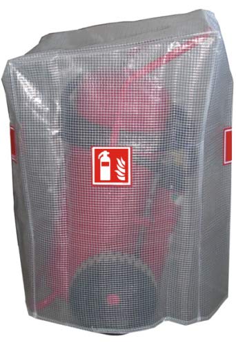 Schutzhaube Gitternetzschutzhaube für 50 kg Feuerlöscher ISO Kasten Schrank