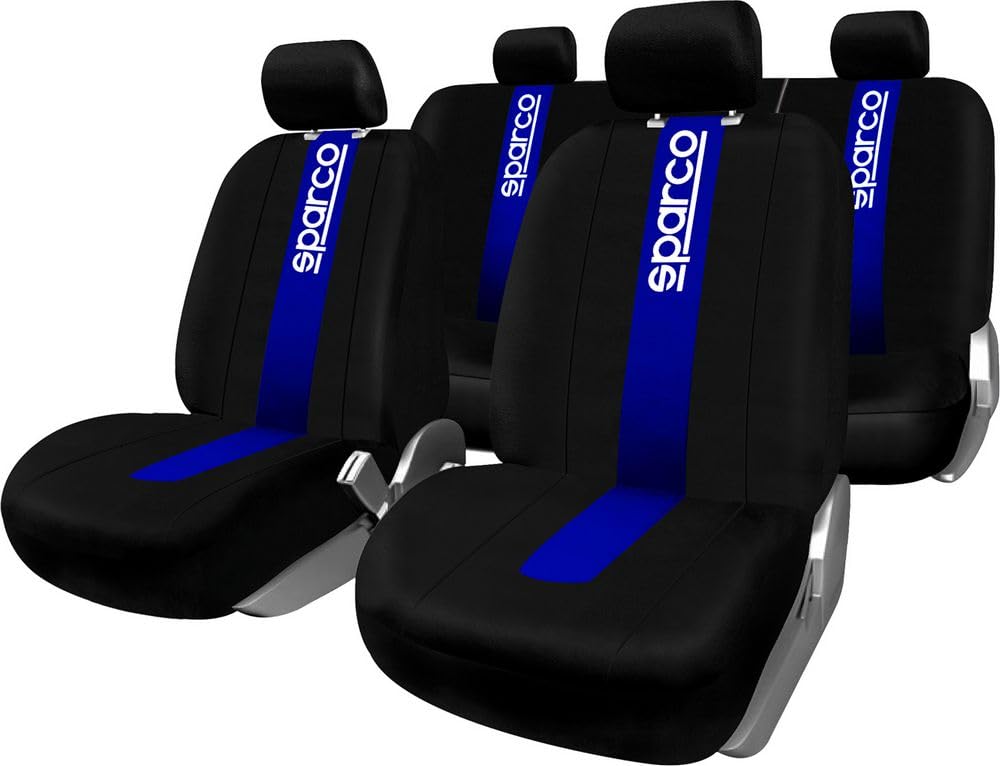 Sparco Sitzbezug Set Sparco schwarz/blau