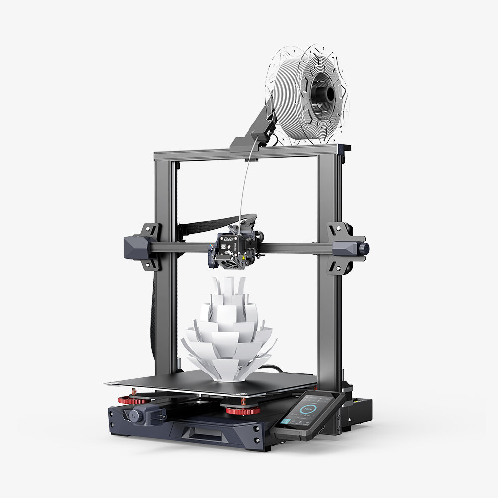 Creality 3D® Ender-3 S1 Plus 3D-Drucker 300 x 300 x 300 mm größeres Bauvolumen mit Vollmetall-Dual-Gear-Direct-Extruder/