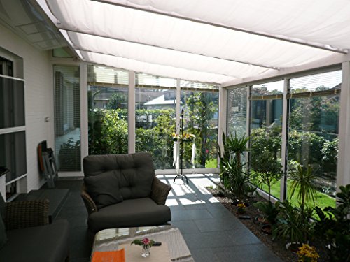 Floracord Sonnensegel Bausatz Universal 420 x 140 cm uni, weiß