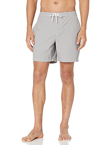 28 Palms 7" Inseam fashion-board-shorts, Light Grey, 28