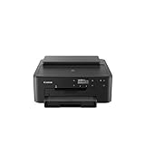 Canon PIXMA TS705 Drucker Tintenstrahl DIN A4 (WLAN, LAN, 5 separate Tinten, automatischer Duplexdruck, 2 Papierzuführungen, Papierkassette 250 Blatt, Apple AirPrint), schwarz