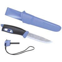 MorakAuswahl Companion Spark Messer, fest, Unisex, Erwachsene, Griff, Klinge 104 mm, Blau