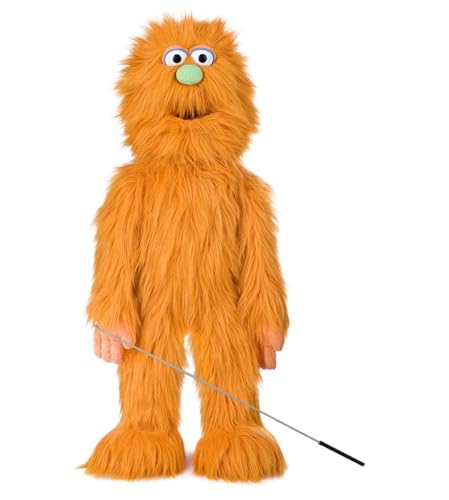 ''Monster'', 30In Monster Puppet, Orange -Affordable Gift for your Little One! Item #DSPU-SP2005D by Silly Puppets by Silly Puppets