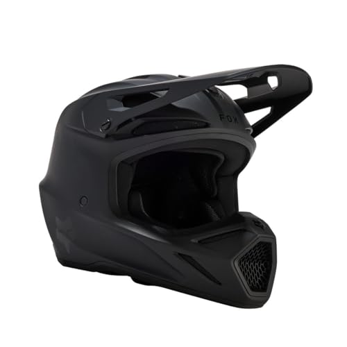 Fox Motocross-Helm V3 Schwarz Gr. L