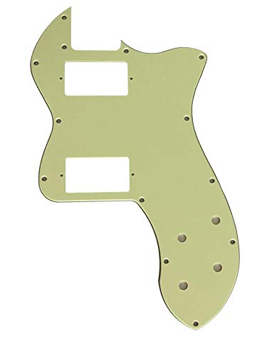 Plektrumschutz für Fender Tele Classic Player Thinline PAF Gitarre (3-lagig, Vintage-Grün)