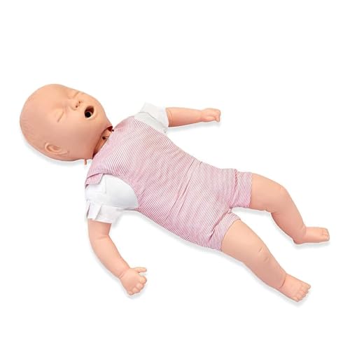Baby-Erste-Hilfe-Modell, Herz-Lungen-Wiederbelebung-Modell, CPR-Baby-Säuglings-Trainingspuppe, Atemwegsobstruktion, Säuglings-Erste-Hilfe-Modell für den pädagogischen Schulkrankenhausunterricht