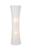BRILLIANT Lampe Becca Standleuchte weiß | 2x A60, E27, 60W, geeignet für Normallampen (nicht enthalten) | Mit Fußschalter