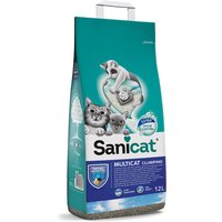Sanicat Clumping Multicat Katzenstreu - 2 x 12 l