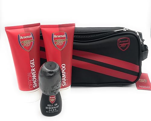 **NEUES 2020** Arsenal FC Geschenk-Set Ein tolles Geschenk für jeden Arsenal Fan und ein perfekter Gym Buddy Kommt mit 5 tollen Artikeln.