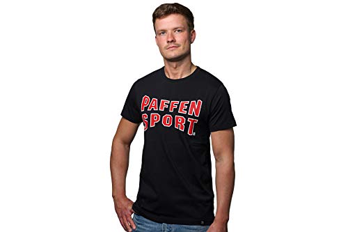 PAFFEN SPORT «Logo Basic» T-Shirt – schwarz/rot – Größe: M
