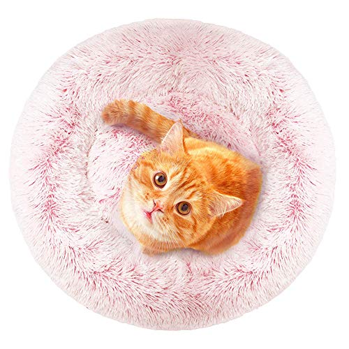 Monba Luxuriöses Hundebett Flauschiges Haustierkissen Katzensofa rutschfeste Waschbar Tier Schlafplatz Matratze für Katzen kleine, Mittelgroße, Große Hunde
