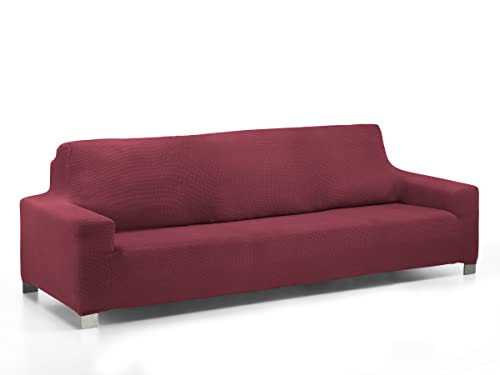 Martina Home Sofabezug Daytona, sehr elastisch, anpassungsfähig 3 Plätze 3 Plätze aubergine