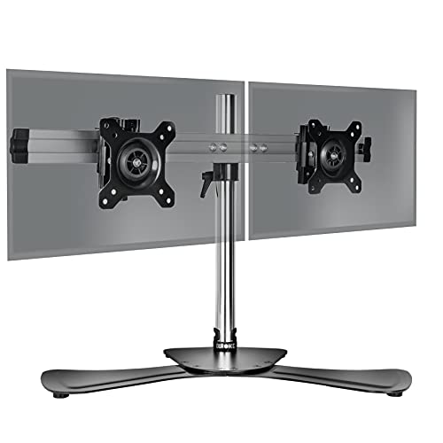 Duronic DM752 Monitorhalterung/Tischhalterung/Standfuß/Monitorständer für einen LCD/LED Computer Bildschirm/Fernsehgerät mit Neig, Schwenk und Rotierfunktion