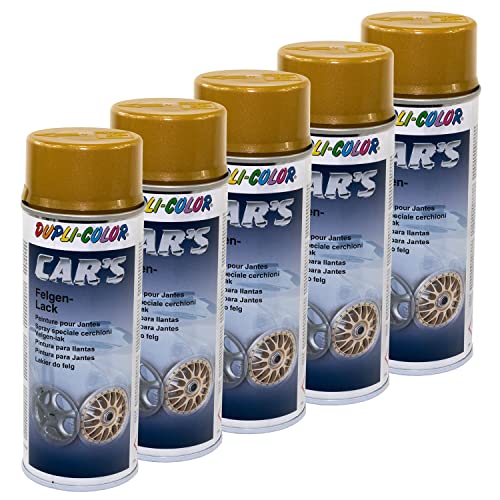 Felgenlack Lack Spray Car's Dupli Color 385902 Gold 5 X 400 ml