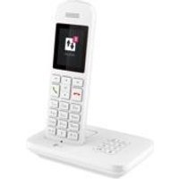 Telekom Sinus A12 - Analoges/DECT-Telefon - Kabelloses Mobilteil - Freisprecheinrichtung - 100 Eintragungen - Weiß (40823659)