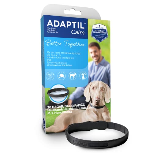 ADAPTIL Calm Halskette (Größe M/L für mittlere/größere Hunde < 50 kg) - Sicherheit überall
