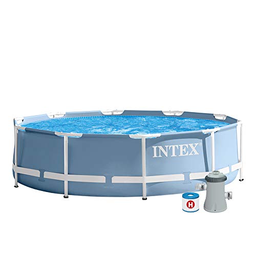 Intex Prism Frame Pool - Aufstellpool - Ø 305 x 76 cm - Mit Filteranlage