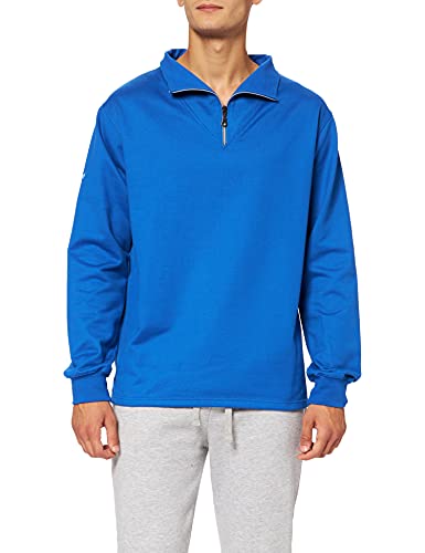 Trigema Sweatshirt Damen Sweat-Shirt Reißverschluss, (blau 046), 40 (Herstellergröße: M)