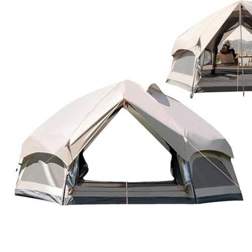 Neamou Campingzelt wasserdicht, Outdoor-Campingzelt | Campingzelte Tragbares Familienzelt,Wetterfestes Campingzelt, Instant-Kabine, Outdoor-Zelt mit großer Kapazität, einfacher Aufbau