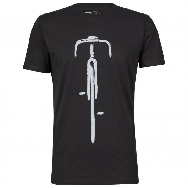 DEDICATED - T-Shirt Stockholm Bike Front - T-Shirt Gr M schwarz