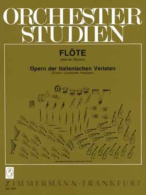 Orchestral Studies: Opera of The Italian Verismo (Flute) - Sheet Music