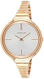 Calvin Klein Damen Analog Quarz Uhr mit Paqué or Armband K4U23626