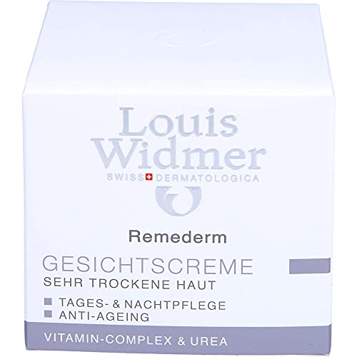 Louis Widmer Remederm Gesichtscreme Tages-und Nachtpflege leicht parfuemiert, 50ml