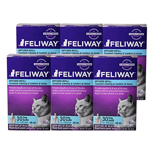 FELIWAY Ceva Nachfüllpack für Katzen, 6 Refills