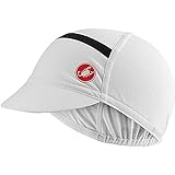 CASTELLI Ombra Cycling Cap Hat, Weiß, Einheitsgröße