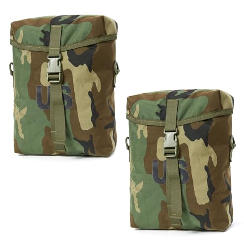 MT 2 Stück US Military MOLLE Sustainment Pouch, Army Utility Pouch Woodland