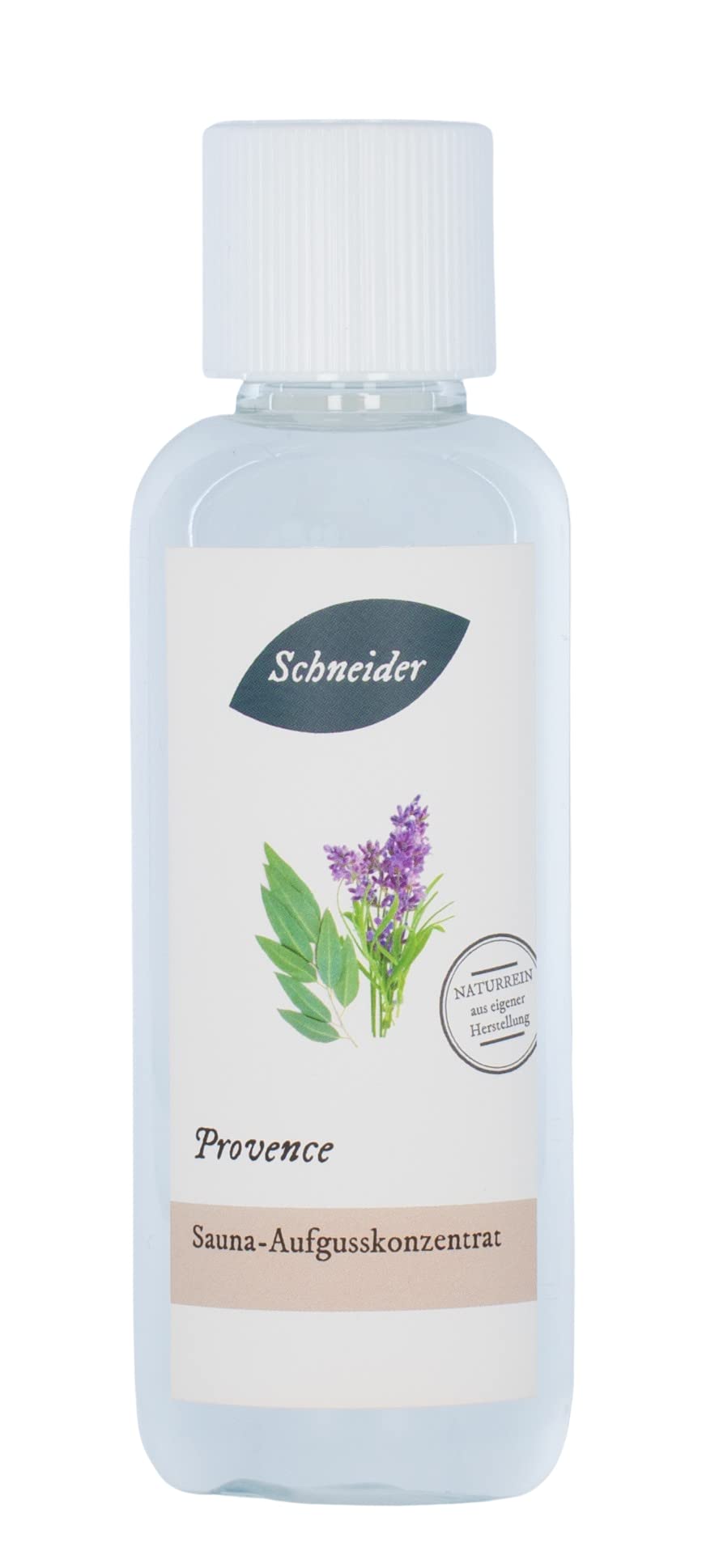 Saunabedarf Schneider - Aufgusskonzentrat Provence - frischer, blumig-herber Saunaaufguss - 250ml Inhalt