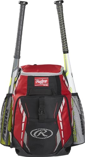 Rawlings Unisex Equipment Bags Backpacks Baseball-Ausrüstungstaschen Rucksäcke, Mehrfarbig, Einheitsgröße