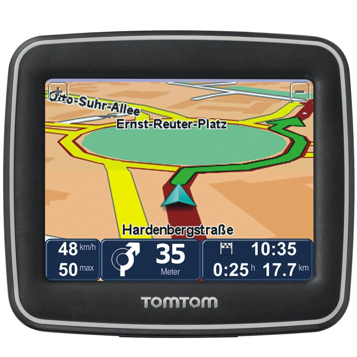 Tomtom Start 2 IQ Routes EU Traffic Navigationssystem inkl. TMC (8,9 cm (3,5 Zoll) Display, 42 Länderkarten, Fahrspurassistent, Text-to-Speech)
