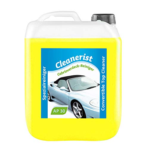 Cleanerist 5 Liter Cabrioverdeck Reinigung AP30 Pflege Cabriodach für Verdecke aus Stoff, Leder, Kunstleder und Kunststoff